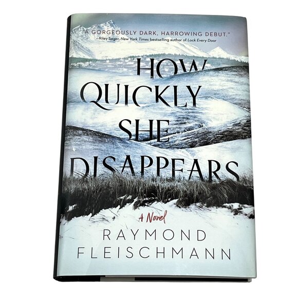 How Quickly She Disappears Hardcover Book Raymond Fleischmann | Mystery Thriler - Picture 1 of 5